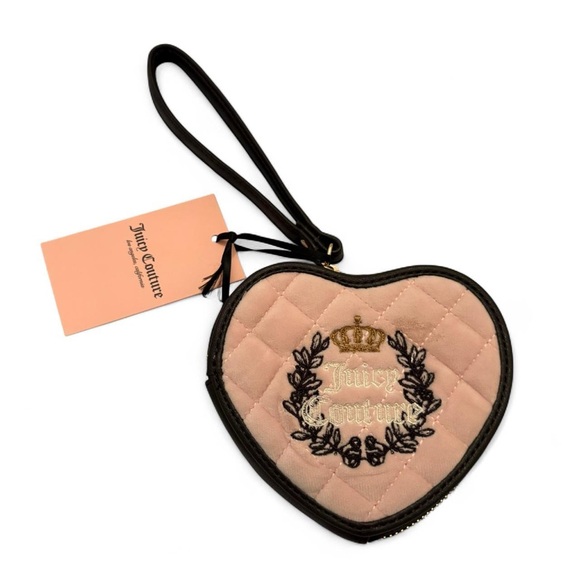 Juicy Couture Handbags - NWT Juicy Couture Royal Couture Heart Ziparound